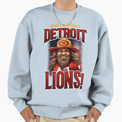 Dan Campbell Sweatshirt - Fun Novelty Design for Adults - T-Shirt, Sweatshirt, Hoodie