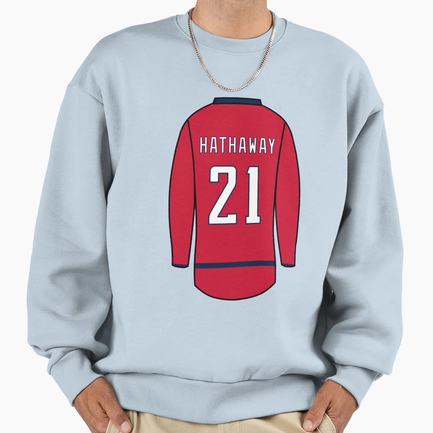 Garnet Hathaway Jersey Sweatshirt - Unique Graphic Unisex - T-Shirt, Sweatshirt, Hoodie