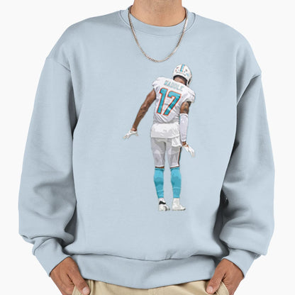 Jalen Waddle Celebration Sweatshirt - Trendy Graphic for Adults - T-Shirt, Sweatshirt, Hoodie