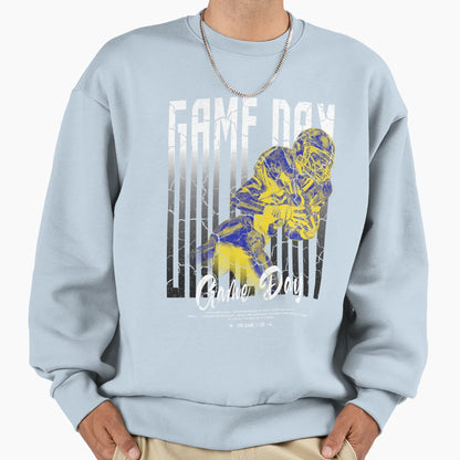 American Football Game Day Sweatshirt - Fun Novelty Design Men Women - T-Shirt, Sweatshirt, Hoodie