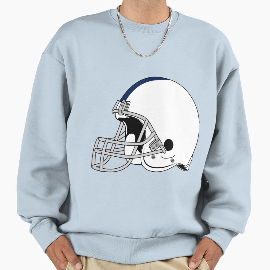 Football Sweatshirt - Minimalist Print Men Women - T-Shirt, Sweatshirt, Hoodie