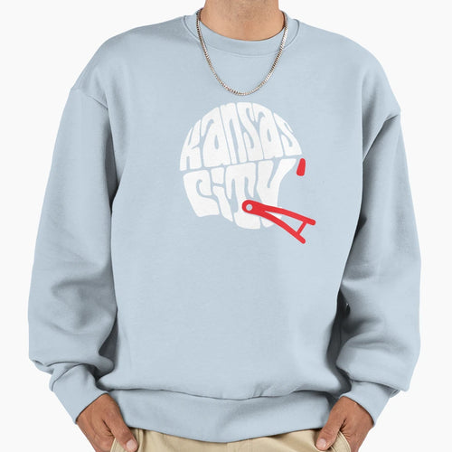 Kansas City Helmet Sweatshirt - Unique Graphic Men Women - T-Shirt, Sweatshirt, Hoodie