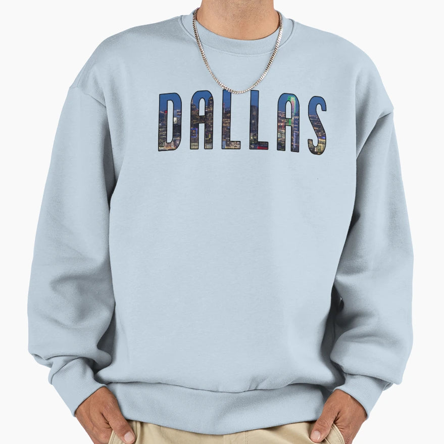 Dallas Tx Sweatshirt - Streetwear Style for Adults - T-Shirt, Sweatshirt, Hoodie