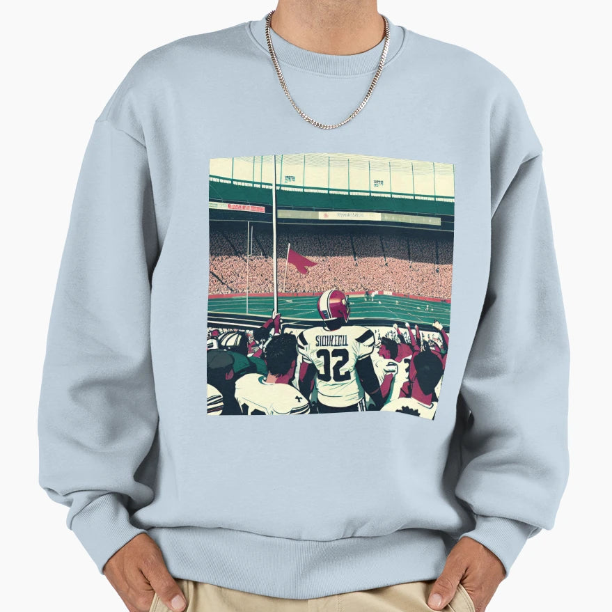 Gridiron Spectator American Sweatshirt - Casual Everyday Wear Unisex - T-Shirt, Sweatshirt, Hoodie