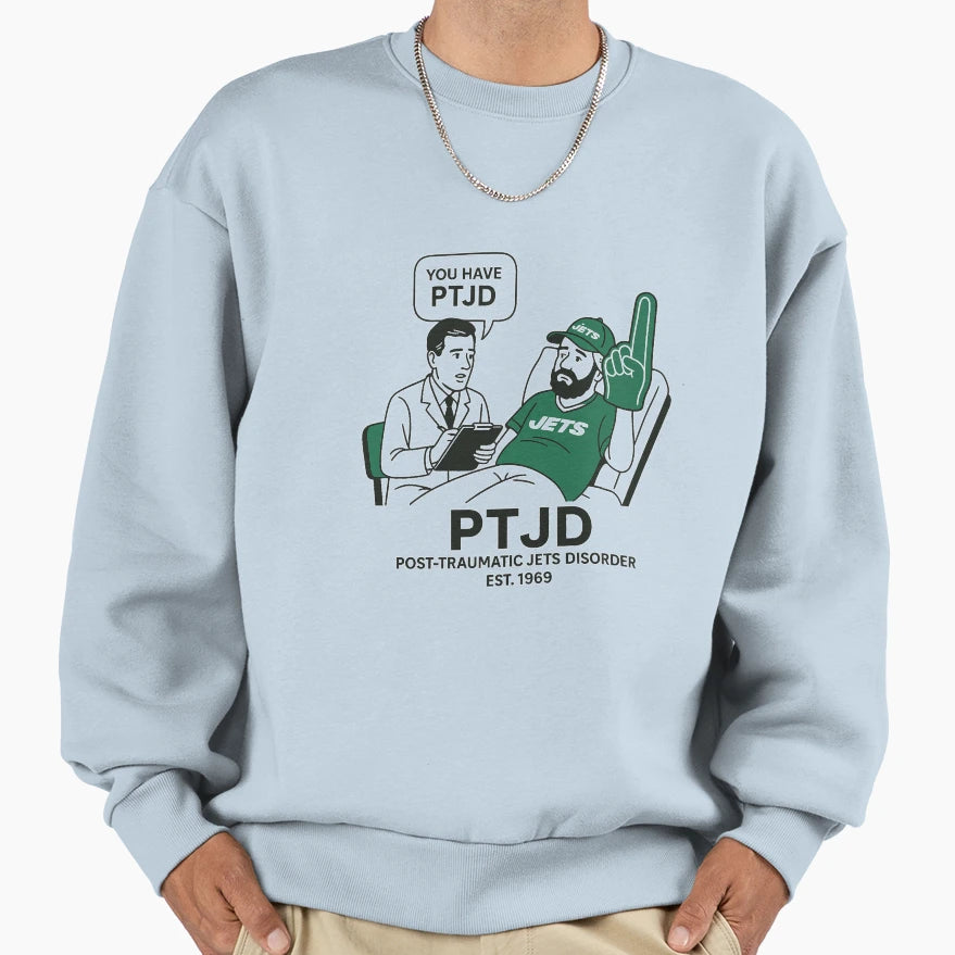 Post Traumatic Jets Disorder Sweatshirt - Aesthetic Graphic for Adults - T-Shirt, Sweatshirt, Hoodie