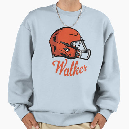 Helmet Sweatshirt - Fun Novelty Design for Adults - T-Shirt, Sweatshirt, Hoodie