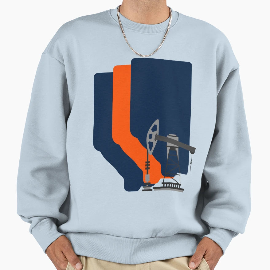 Alberta Border Oilers Sweatshirt - Streetwear Style Unisex - T-Shirt, Sweatshirt, Hoodie