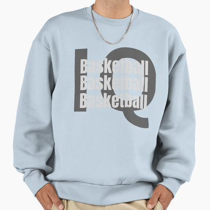 Basketball Iq Sweatshirt - Fun Novelty Design for Adults - T-Shirt, Sweatshirt, Hoodie