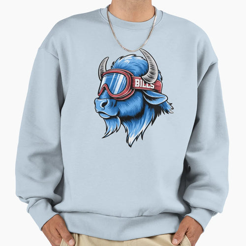Bills Ski Buffalo Sweatshirt - Novelty Apparel Unisex - T-Shirt, Sweatshirt, Hoodie
