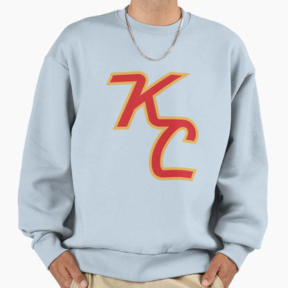 Kc Monograph Chiefs Colors Sweatshirt - Unique Graphic Unisex - T-Shirt, Sweatshirt, Hoodie