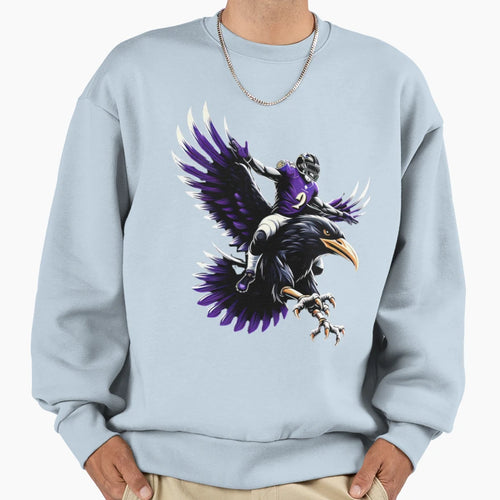 Art Baltimore Ravens Sweatshirt - Novelty Apparel for Adults - T-Shirt, Sweatshirt, Hoodie