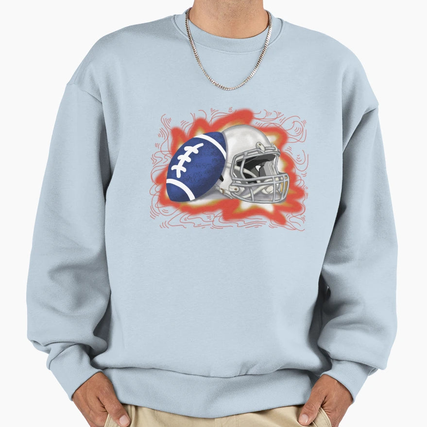 Football Power Sweatshirt - Unique Graphic for Adults - T-Shirt, Sweatshirt, Hoodie