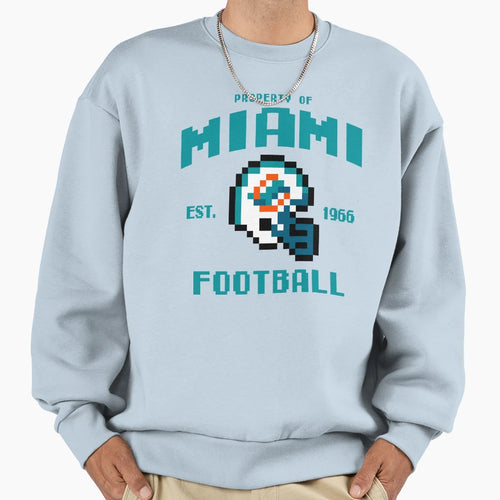 Property Miami Dolphins Football Sweatshirt - Unique Graphic Men Women - T-Shirt, Sweatshirt, Hoodie