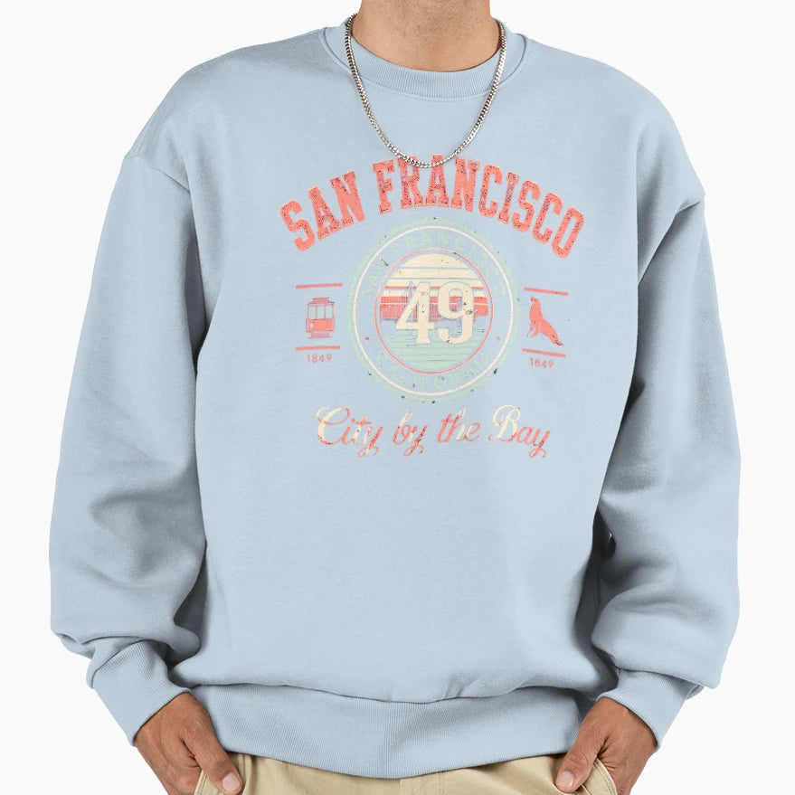 San Francisco Varsity Sweatshirt - Unique Graphic for Adults - T-Shirt, Sweatshirt, Hoodie