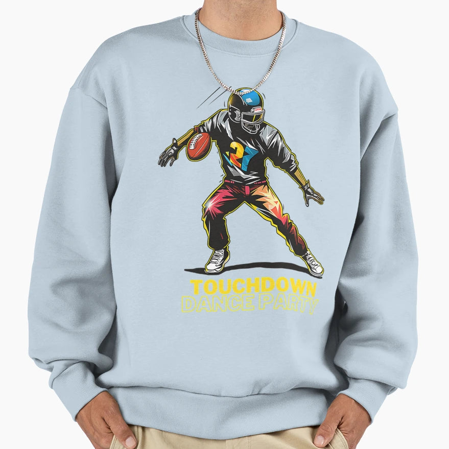 Touchdown Dance Party Sweatshirt - Minimalist Print Unisex - T-Shirt, Sweatshirt, Hoodie