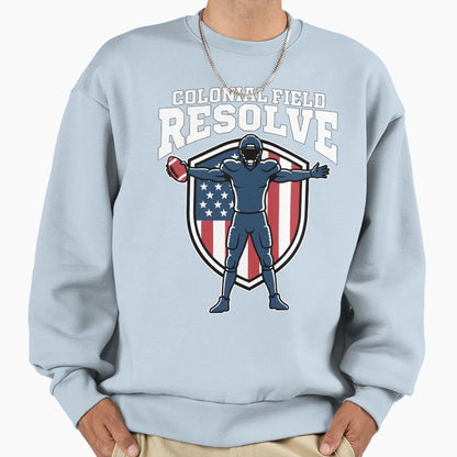 Colonial Field Resolve New Sweatshirt - Streetwear Style for Adults - T-Shirt, Sweatshirt, Hoodie