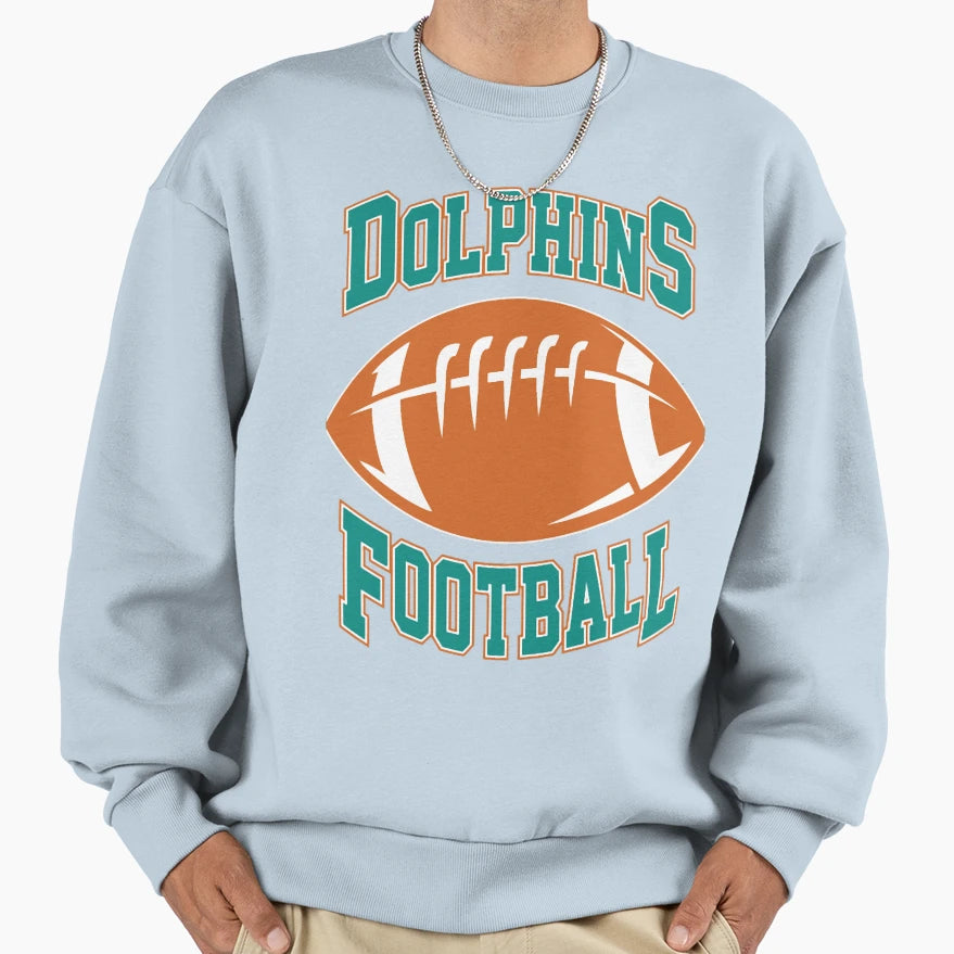 Football Miami Dolphins Sweatshirt - Novelty Apparel Men Women - T-Shirt, Sweatshirt, Hoodie