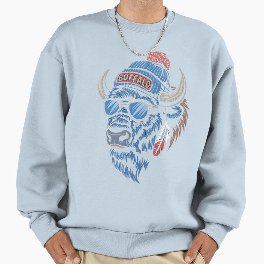 Art Buffalo Bills Sweatshirt - Unique Graphic for Adults - T-Shirt, Sweatshirt, Hoodie