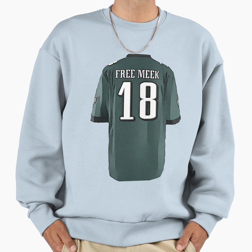 Free Meek Sweatshirt - Graphic Print Unisex - T-Shirt, Sweatshirt, Hoodie