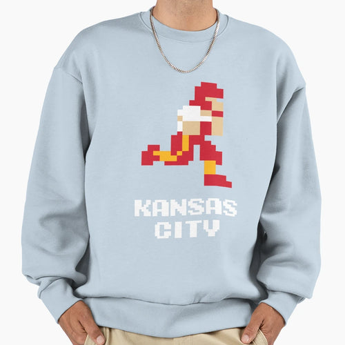 Football Kansas City 8 Bits Sweatshirt - Graphic Print Unisex - T-Shirt, Sweatshirt, Hoodie