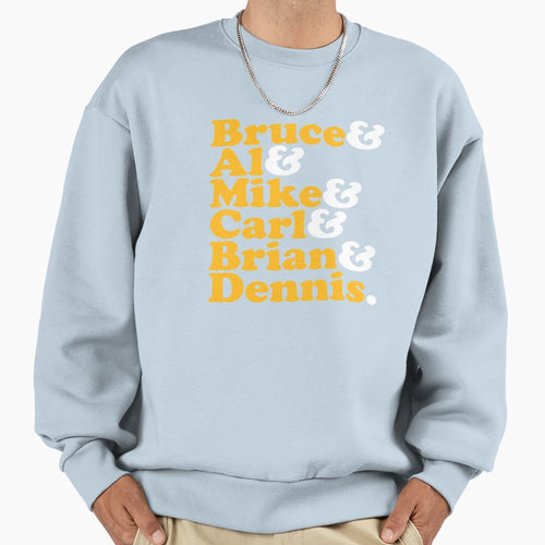 Bruce Al Mike Carl Brian And Sweatshirt - Custom Art Print for Adults - T-Shirt, Sweatshirt, Hoodie