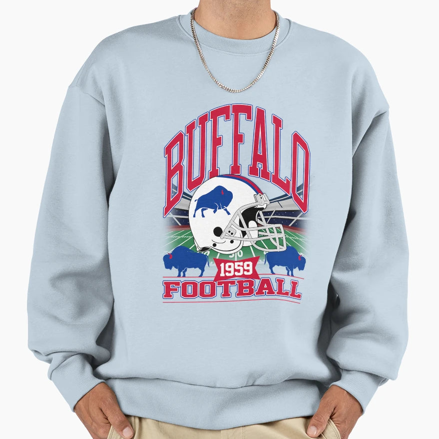 Buffalo Football Gridiron Legacy Sweatshirt - Fun Novelty Design Men Women - T-Shirt, Sweatshirt, Hoodie