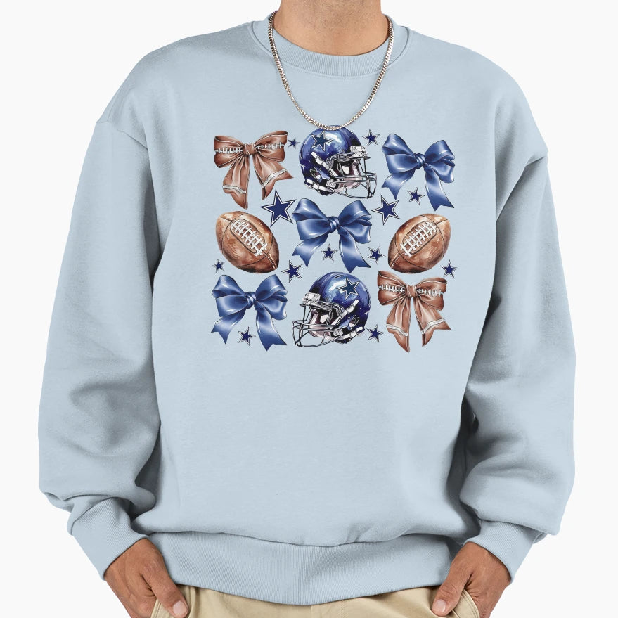 Dallas Football Coquette Sweatshirt - Fun Novelty Design Unisex - T-Shirt, Sweatshirt, Hoodie
