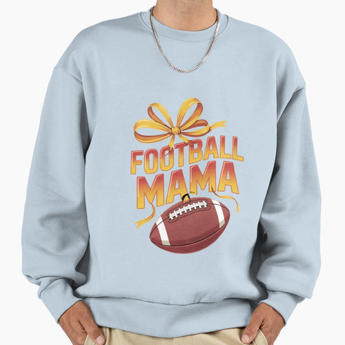 Coquette Bow Game Day Football Mama Sweatshirt - Fun Novelty Design Unisex - T-Shirt, Sweatshirt, Hoodie