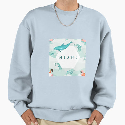 Miami Summer Sweatshirt - Streetwear Style for Adults - T-Shirt, Sweatshirt, Hoodie