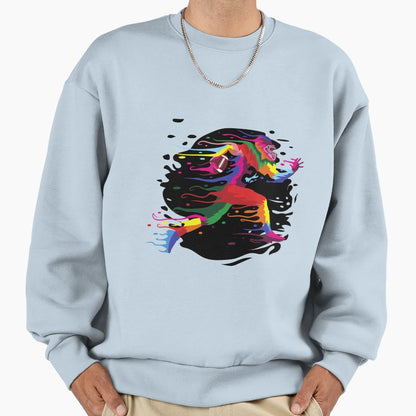 American Football Player Sweatshirt - Graphic Print Men Women - T-Shirt, Sweatshirt, Hoodie