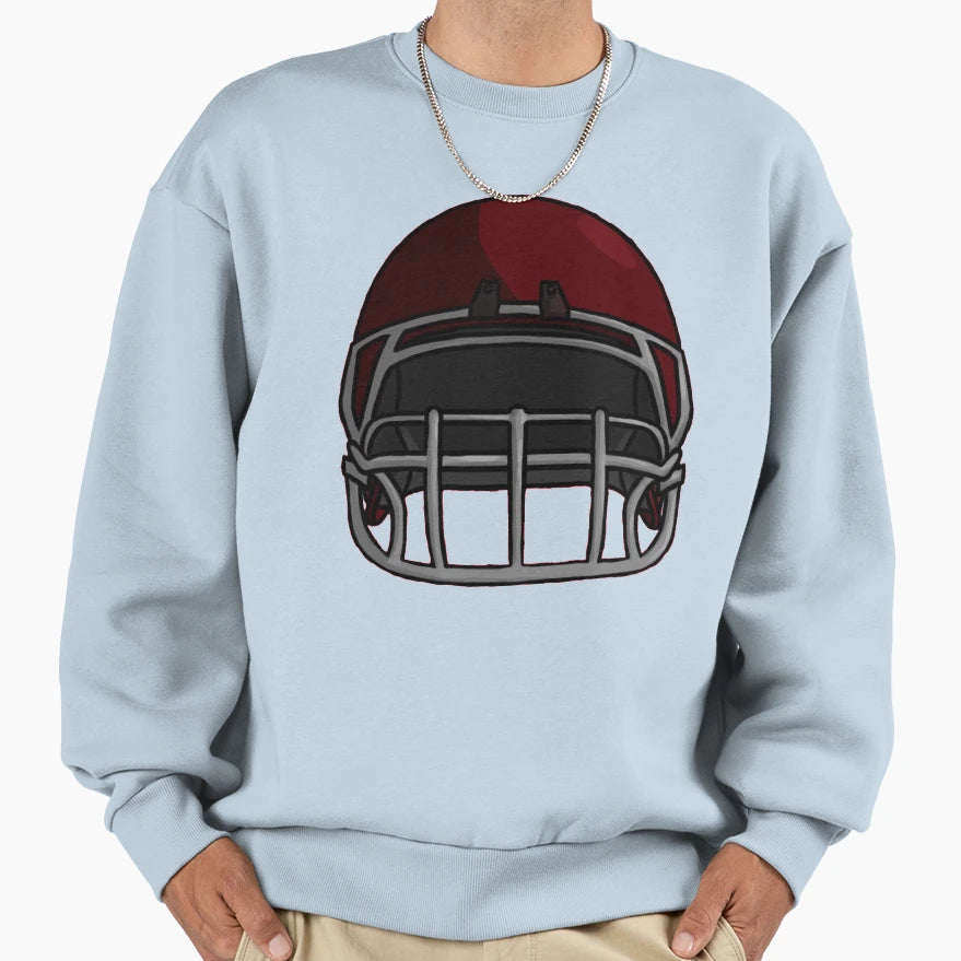 Football Helmet Sweatshirt - Streetwear Style Unisex - T-Shirt, Sweatshirt, Hoodie