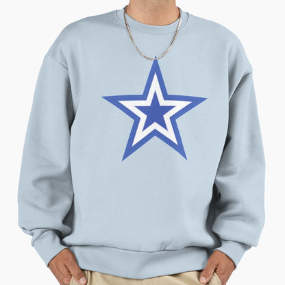 Blue Star Sweatshirt - Novelty Apparel Men Women - T-Shirt, Sweatshirt, Hoodie