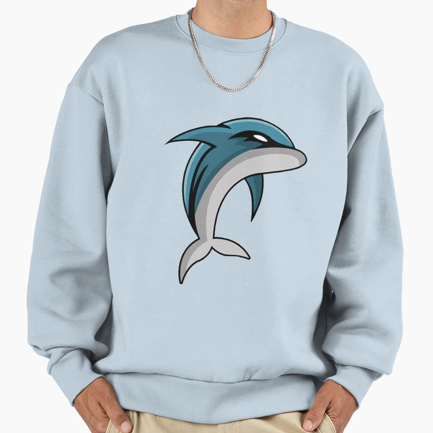 Dolphin Sweatshirt - Aesthetic Graphic Unisex - T-Shirt, Sweatshirt, Hoodie