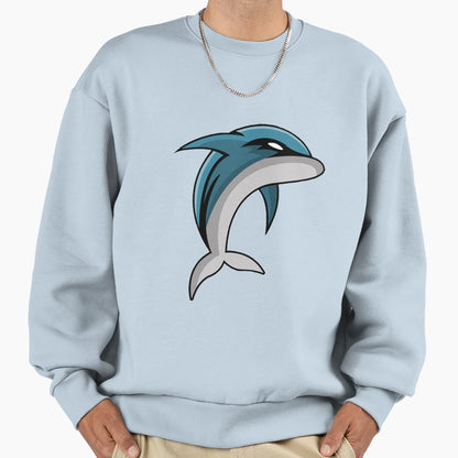 Dolphin Sweatshirt - Aesthetic Graphic Unisex - T-Shirt, Sweatshirt, Hoodie