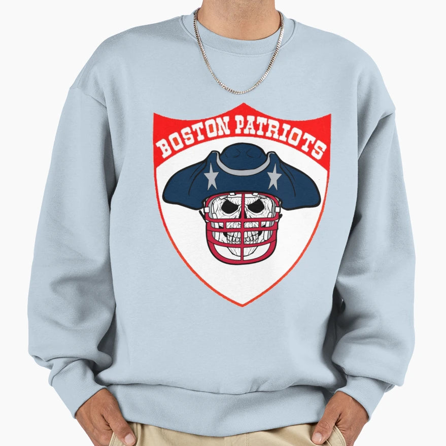 Patriots Skull Sweatshirt - Trendy Graphic Men Women - T-Shirt, Sweatshirt, Hoodie