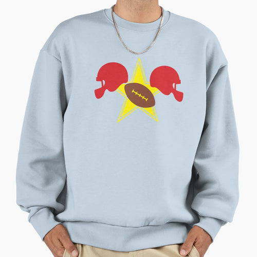 American Football Grid Iron Sweatshirt - Casual Everyday Wear Unisex - T-Shirt, Sweatshirt, Hoodie