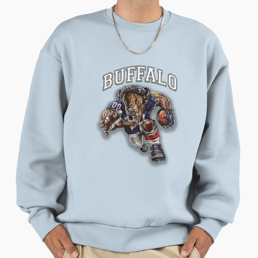Buffalo Football Sweatshirt - Fun Novelty Design Unisex - T-Shirt, Sweatshirt, Hoodie