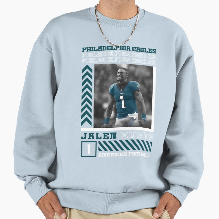 Player Sports 1 Touchdown Sweatshirt - Custom Art Print Men Women - T-Shirt, Sweatshirt, Hoodie