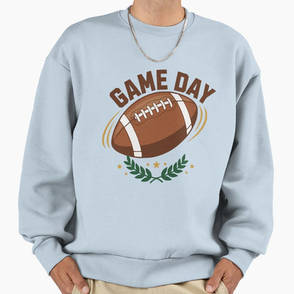 Game Day American Football Sports Fan Sweatshirt - Trendy Graphic Unisex - T-Shirt, Sweatshirt, Hoodie