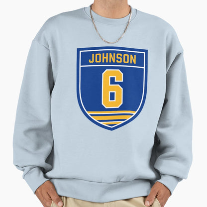 Erik Johnson 6 Emblem Sweatshirt - Aesthetic Graphic Unisex - T-Shirt, Sweatshirt, Hoodie