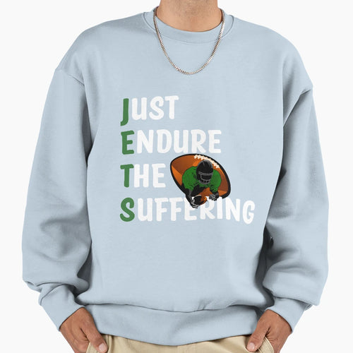 Just Endure Suffering Sweatshirt - Minimalist Print Men Women - T-Shirt, Sweatshirt, Hoodie