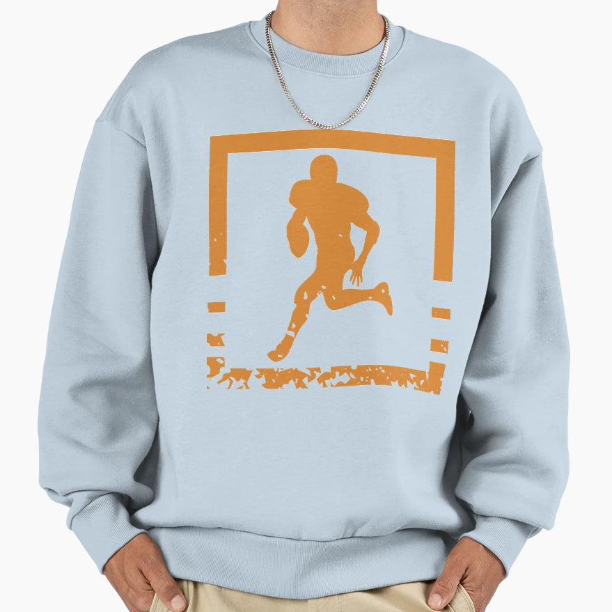 American Football Sweatshirt - Fun Novelty Design for Adults - T-Shirt, Sweatshirt, Hoodie