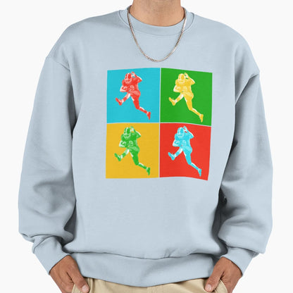 American Football Lover Sweatshirt - Custom Art Print for Adults - T-Shirt, Sweatshirt, Hoodie