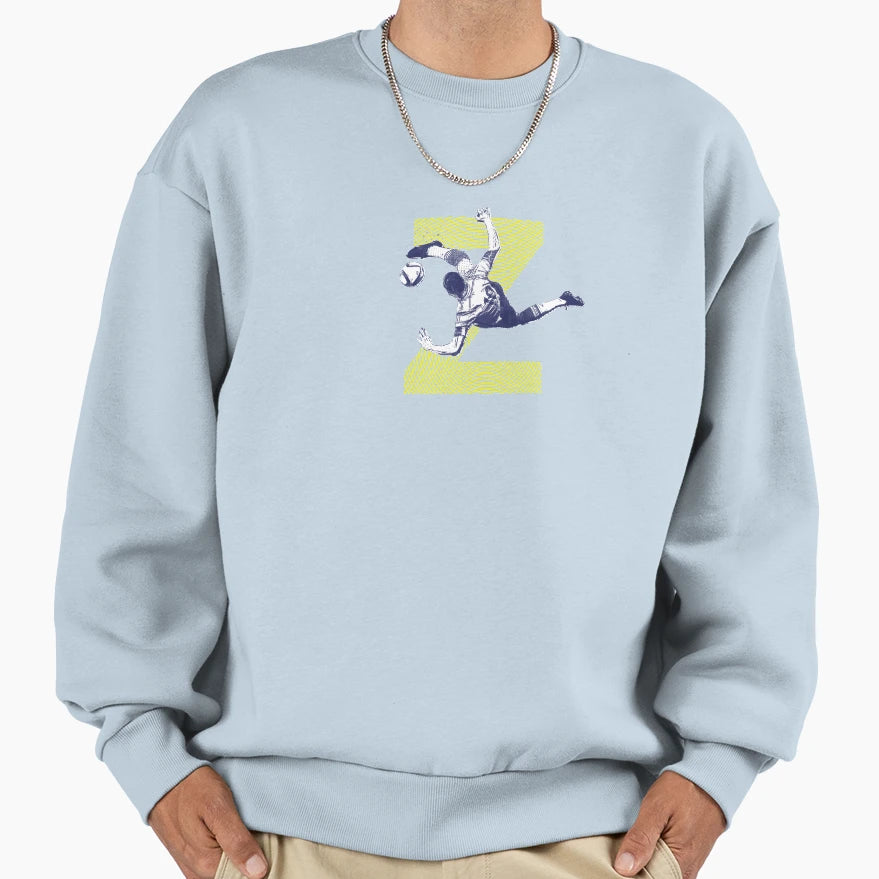 Footballer Z Sweatshirt - Graphic Print for Adults - T-Shirt, Sweatshirt, Hoodie