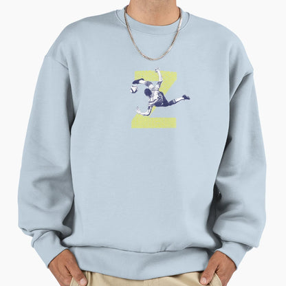 Footballer Z Sweatshirt - Graphic Print for Adults - T-Shirt, Sweatshirt, Hoodie