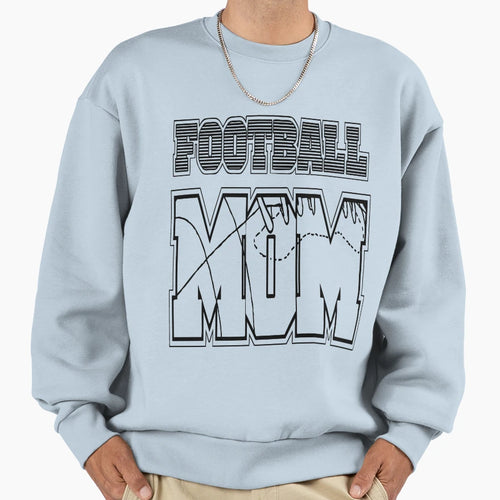 Football Mom Designs Sweatshirt - Trendy Graphic Men Women - T-Shirt, Sweatshirt, Hoodie