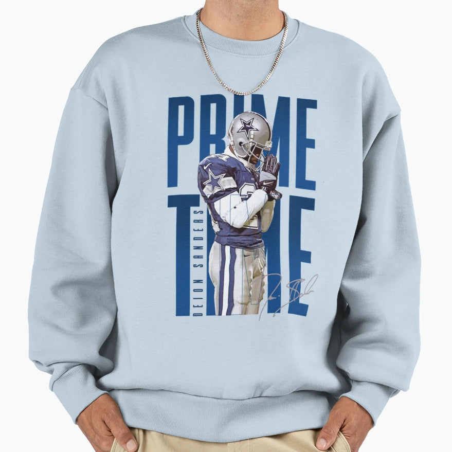 Deion Sanders Sweatshirt - Minimalist Print for Adults - T-Shirt, Sweatshirt, Hoodie