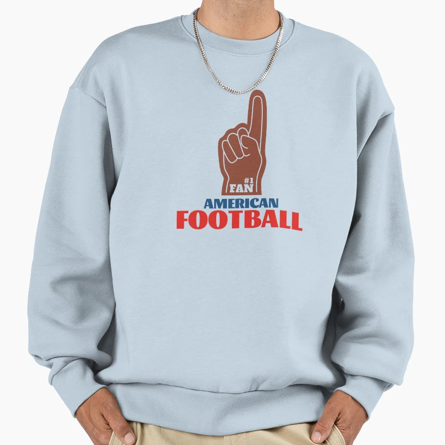 American Football Sweatshirt - Unique Graphic for Adults - T-Shirt, Sweatshirt, Hoodie