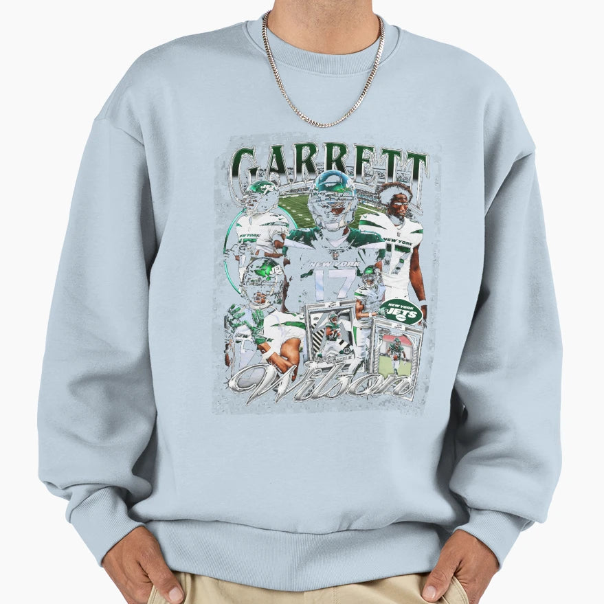 Garrett Wilson Bootleg Sweatshirt - Novelty Apparel Unisex - T-Shirt, Sweatshirt, Hoodie