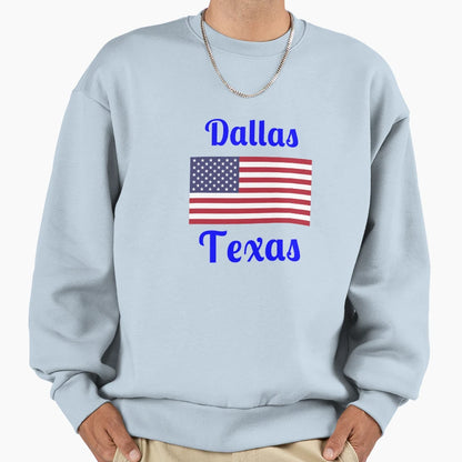 Dallas Texas Sweatshirt - Casual Everyday Wear for Adults - T-Shirt, Sweatshirt, Hoodie